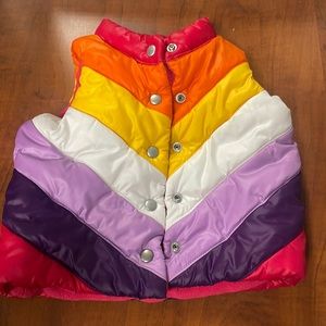 Gap baby puffer colorful vest
